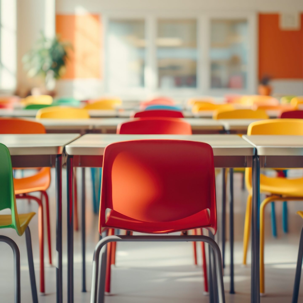 colorful-chairs-surround-tables-bright-vibrant-classroom-min